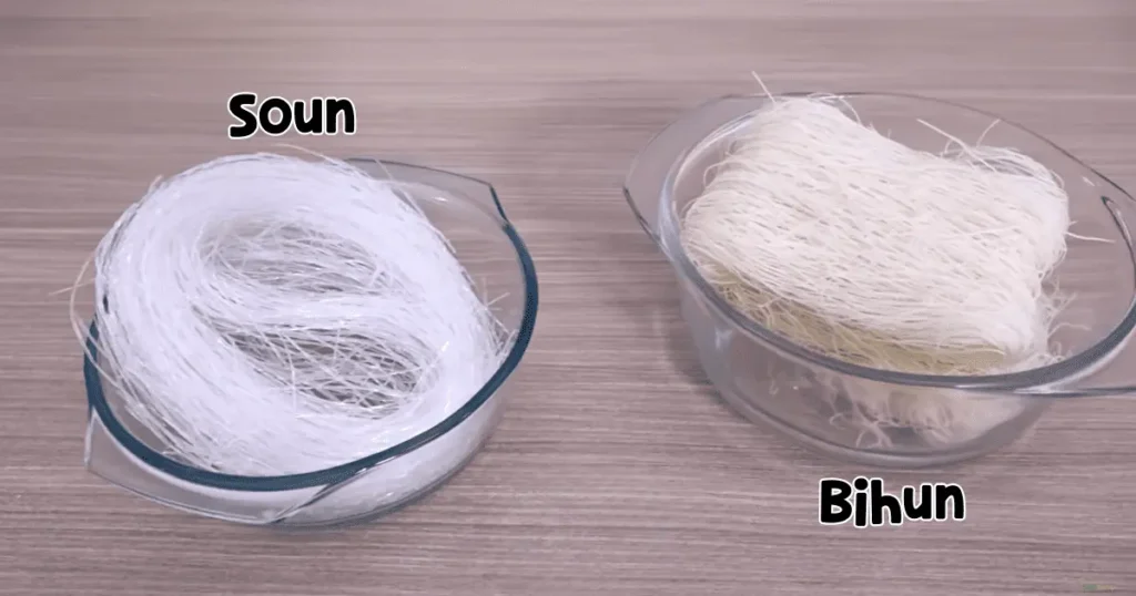 Perbedaan Soun dan Bihun